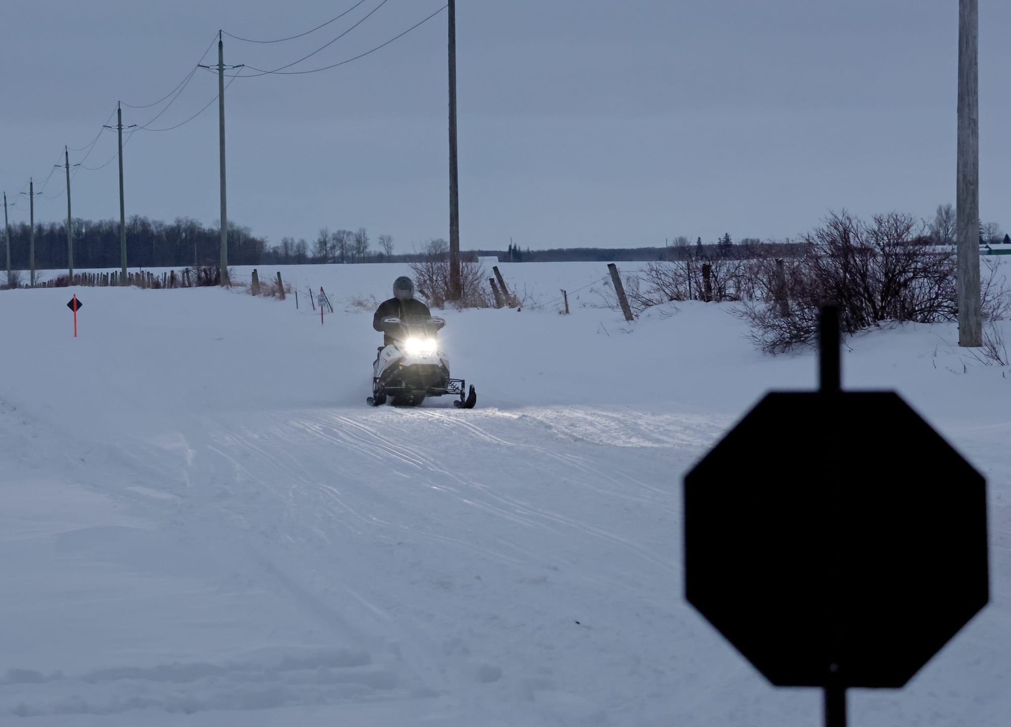 Snowmobilers take advantage of cold weather and rural trails