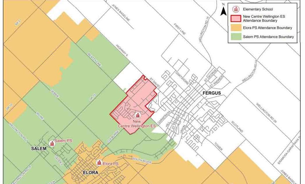 Staff recommend boundaries for Fergus, Elora, Salem elementary schools