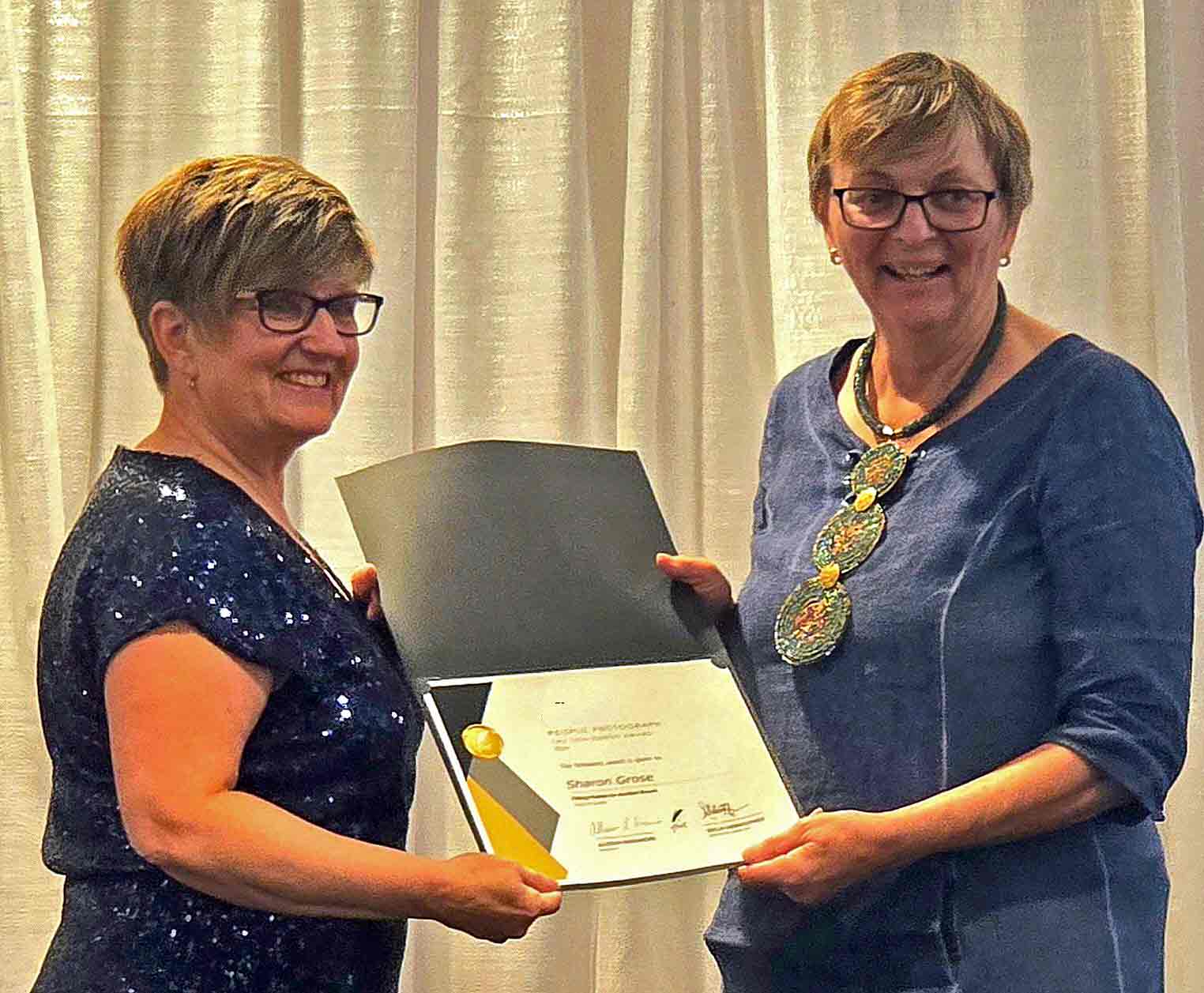 Sharon Grose receives two photography awards