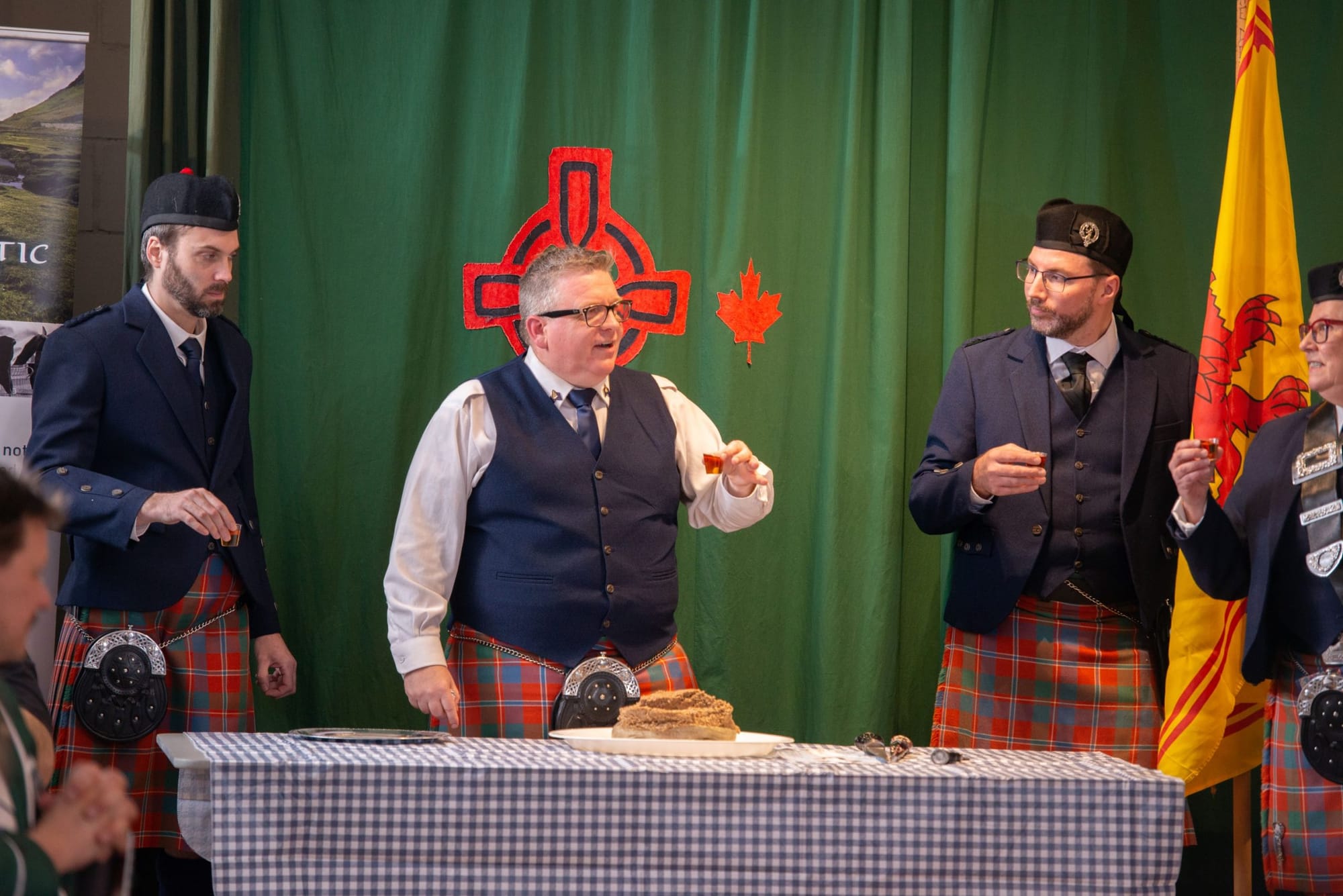 Fergus Highland Rugby’s first Robbie Burns night