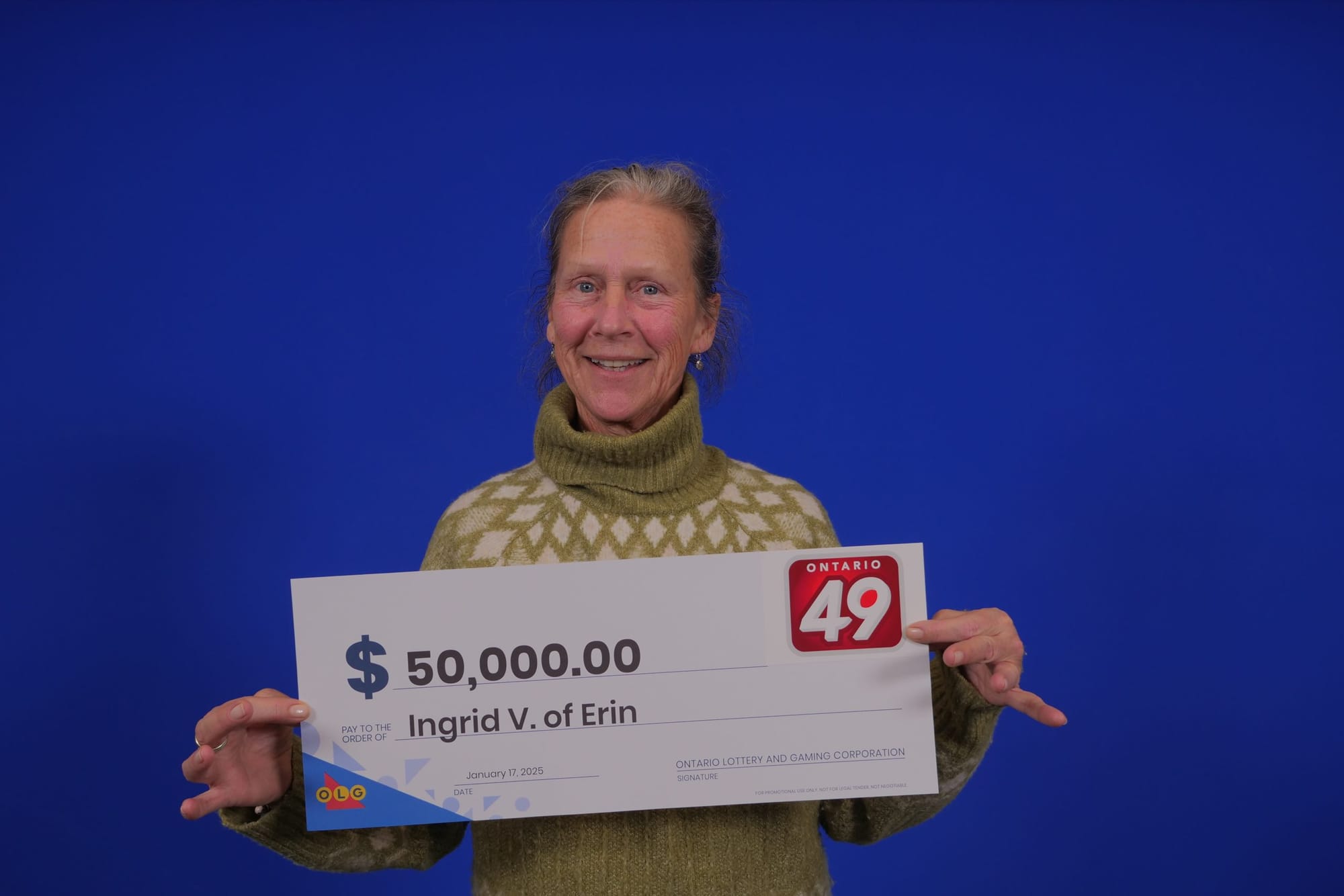 Erin resident wins $50,000 with Ontario 49