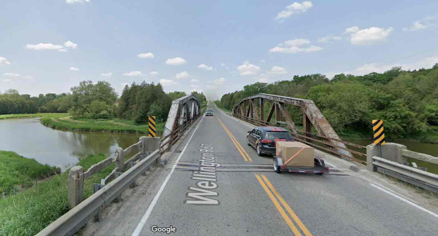 Bosworth Bridge on Wellington Road 7 closed last week