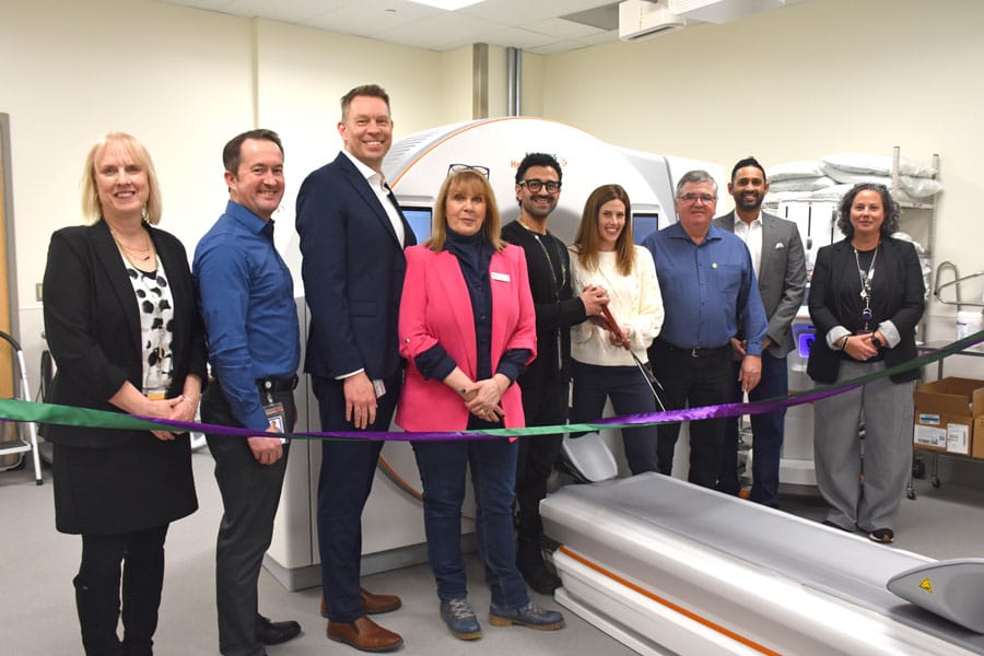 CT scanner ready for patients at Groves Hospital