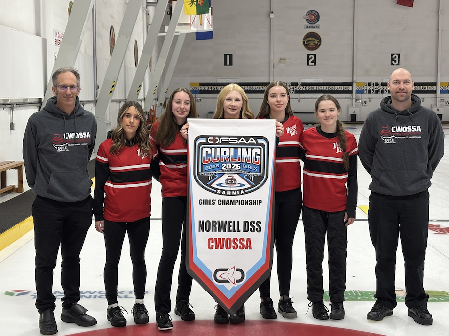 NDSS varsity curling team compete at OFSAA tournament