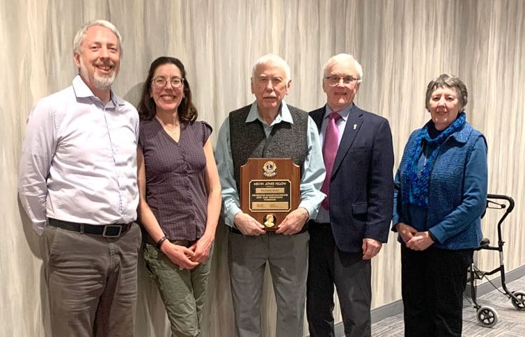 Elora Lions Club hands out two Melvin Jones awards