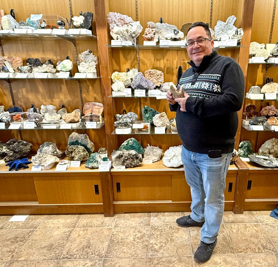 The Gneiss Guy open to the public through March 30