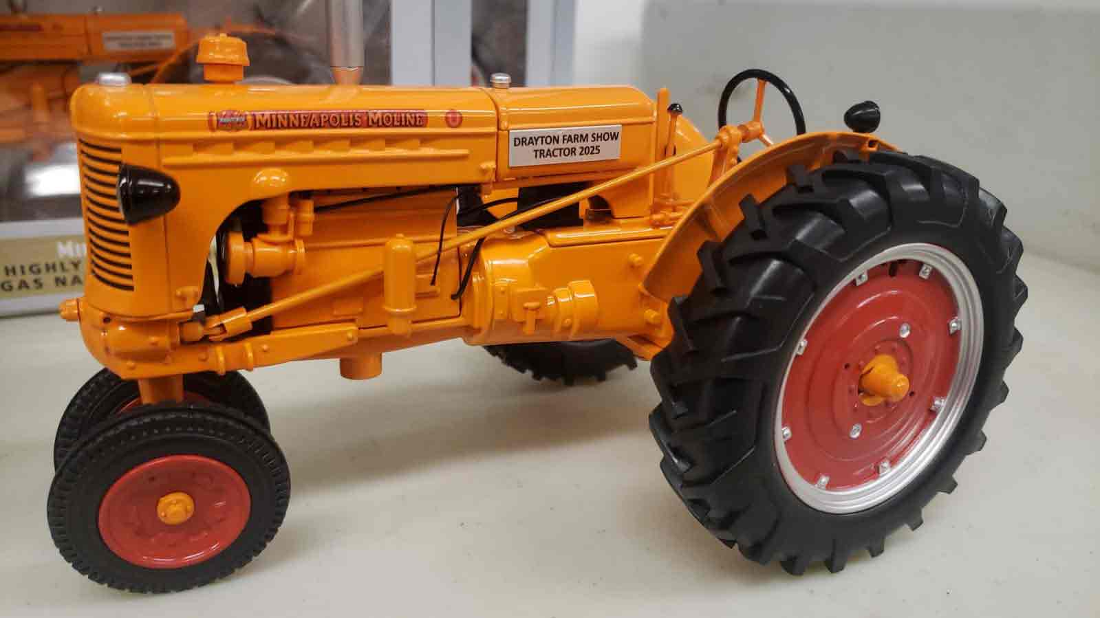 Model tractor this year is Minneapolis Moline