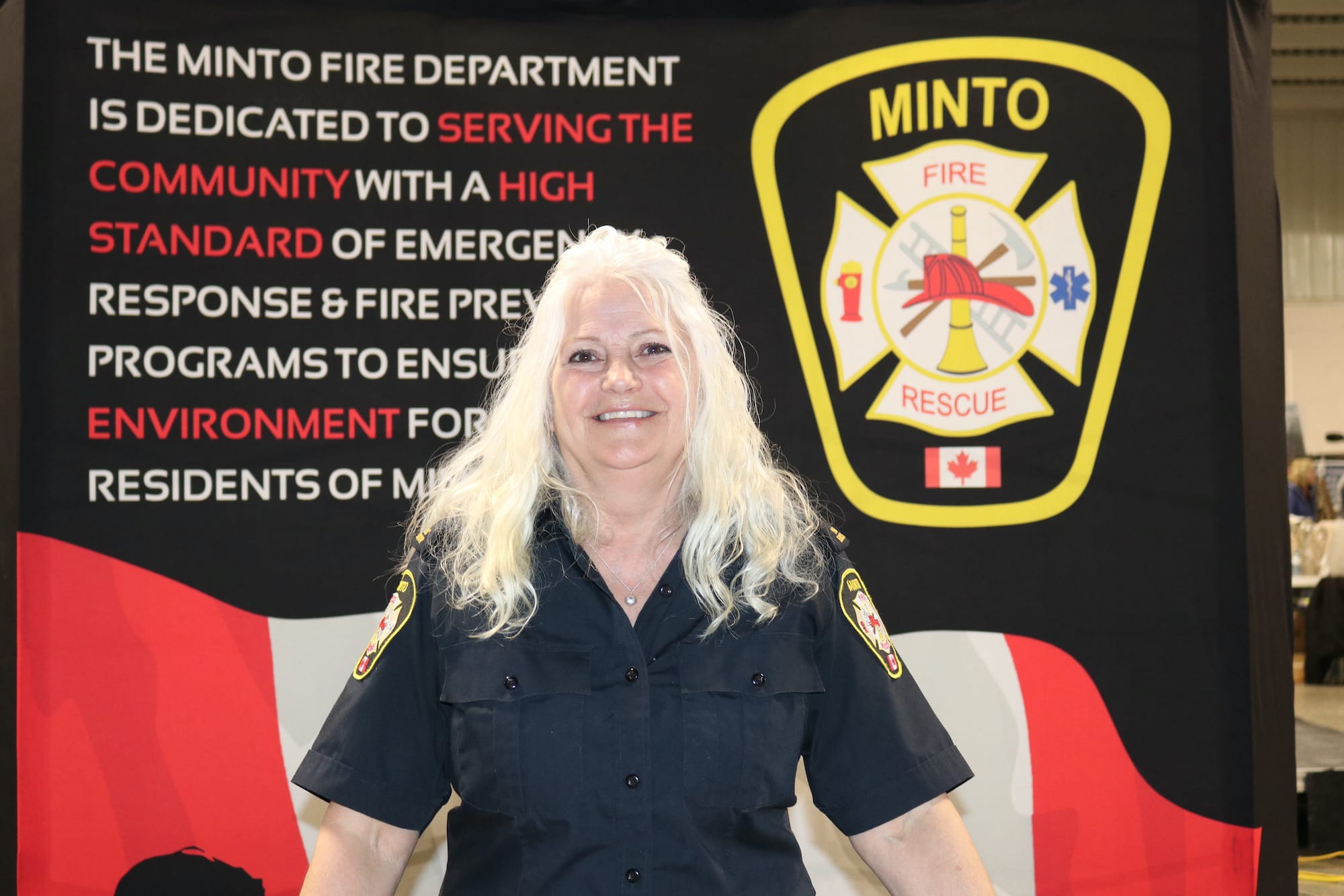 Guests enjoy the Life Outdoors Show at the Clifford and Community Centre