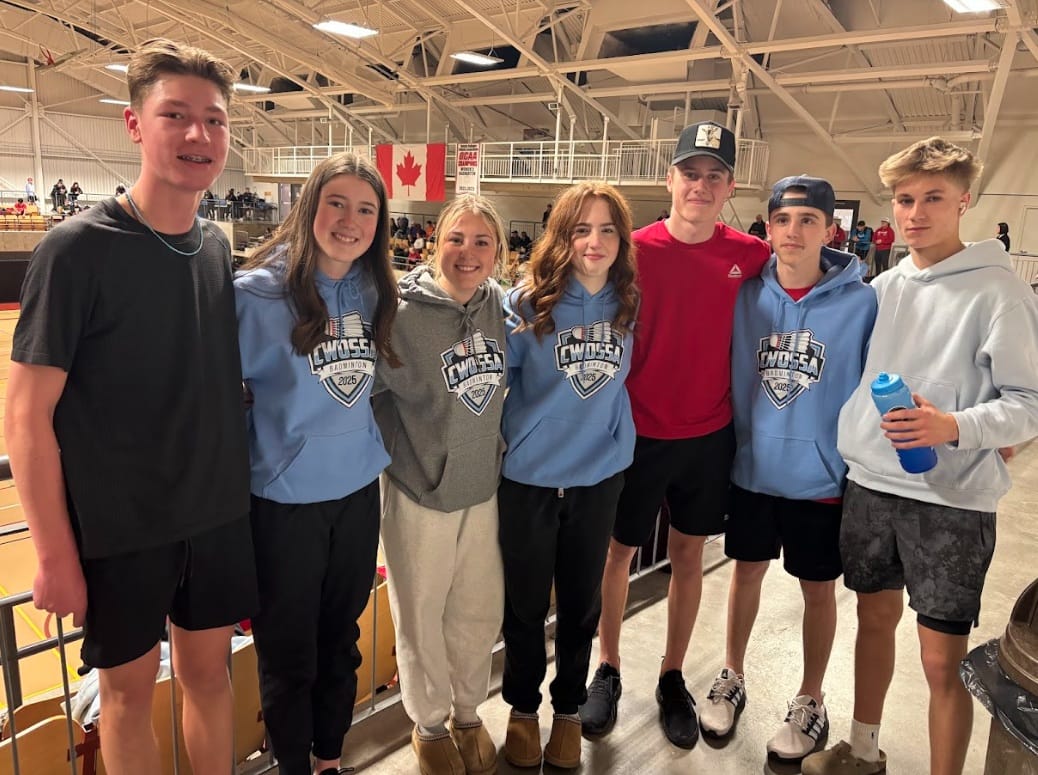 Students compete at CWOSSA badminton tournament