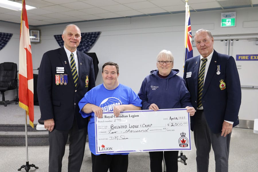 Belwood Lodge and Camp receives $2,000 donation