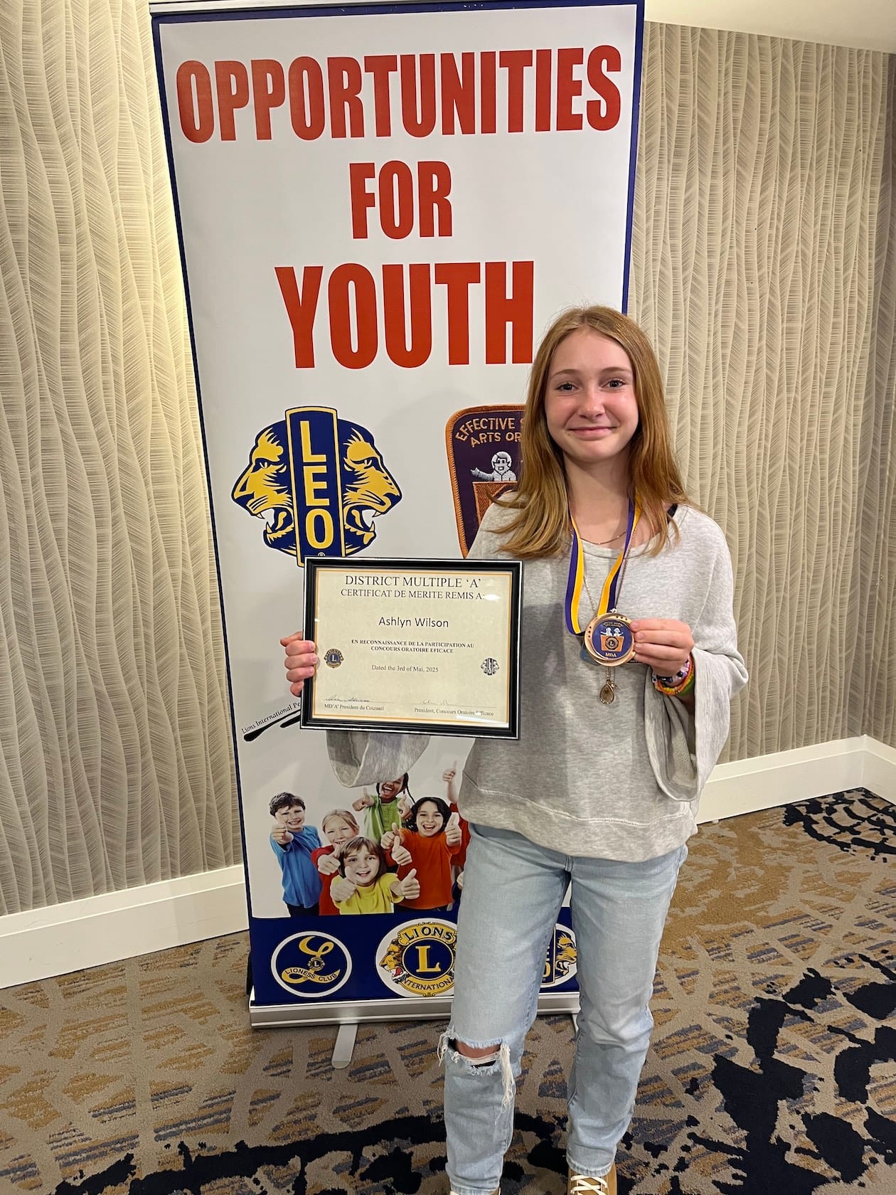 Lions Clubs host Effective Speaking Contest