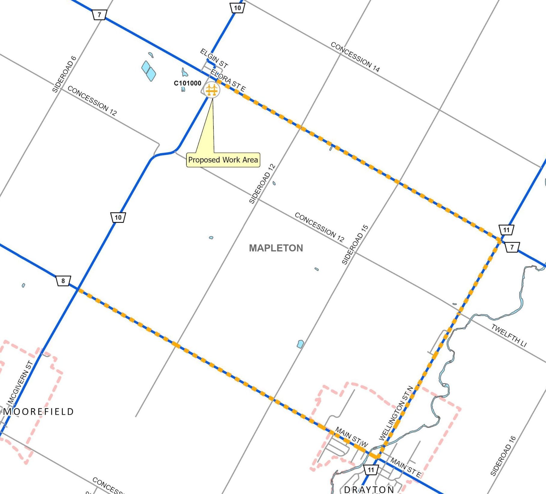 Road closing for three months for culvert replacement