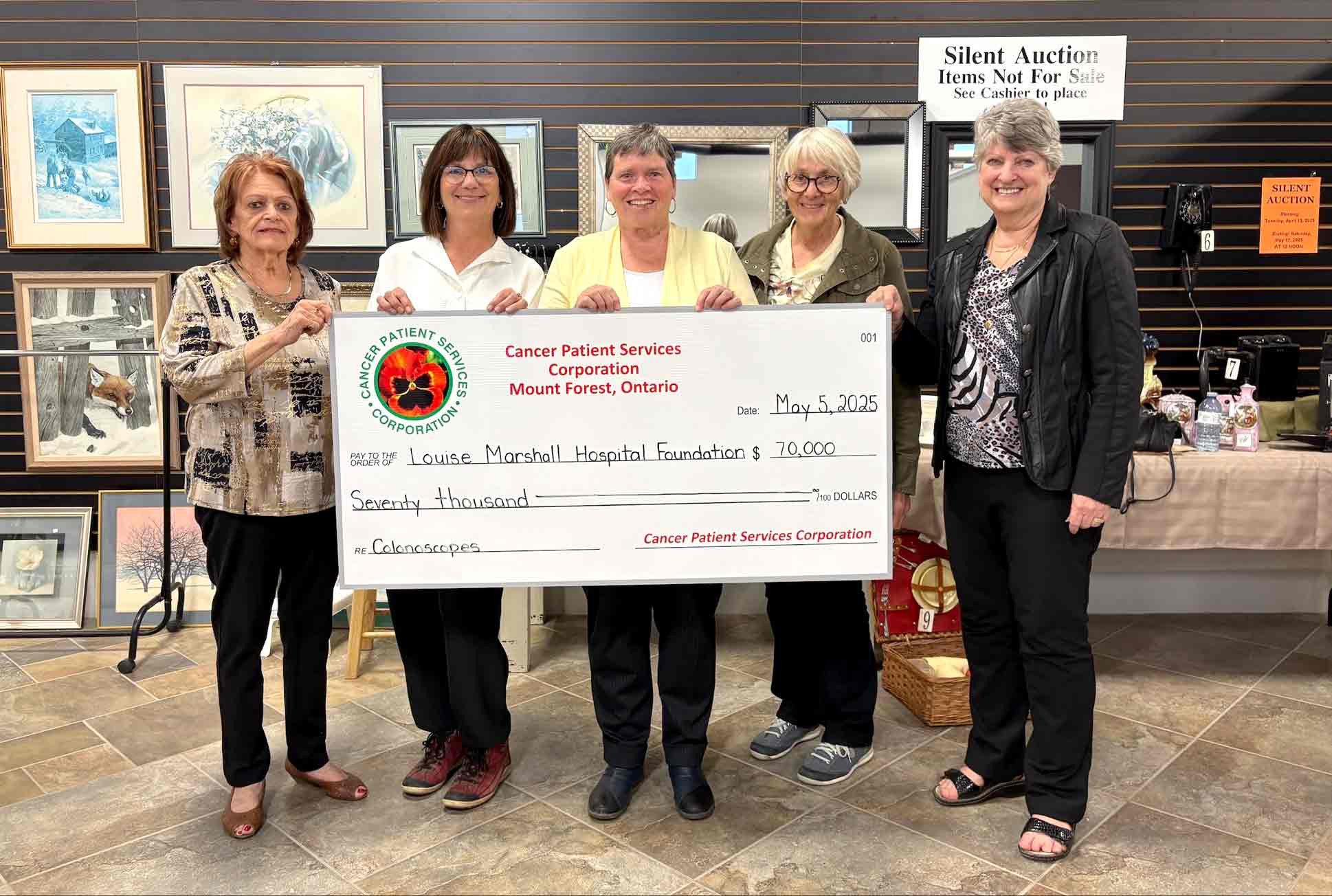 Cancer Patient Services funds hospital equipment