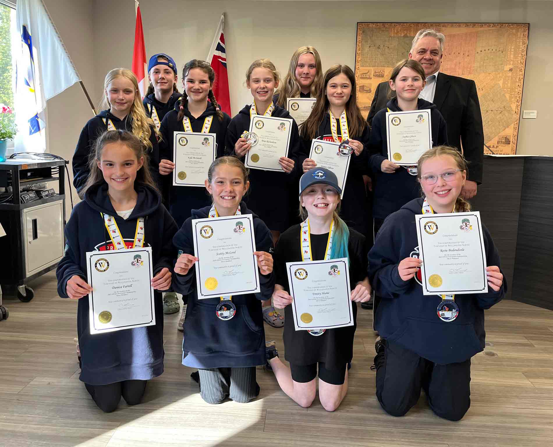 Wellington North council recognizes athletes for outstanding achievements