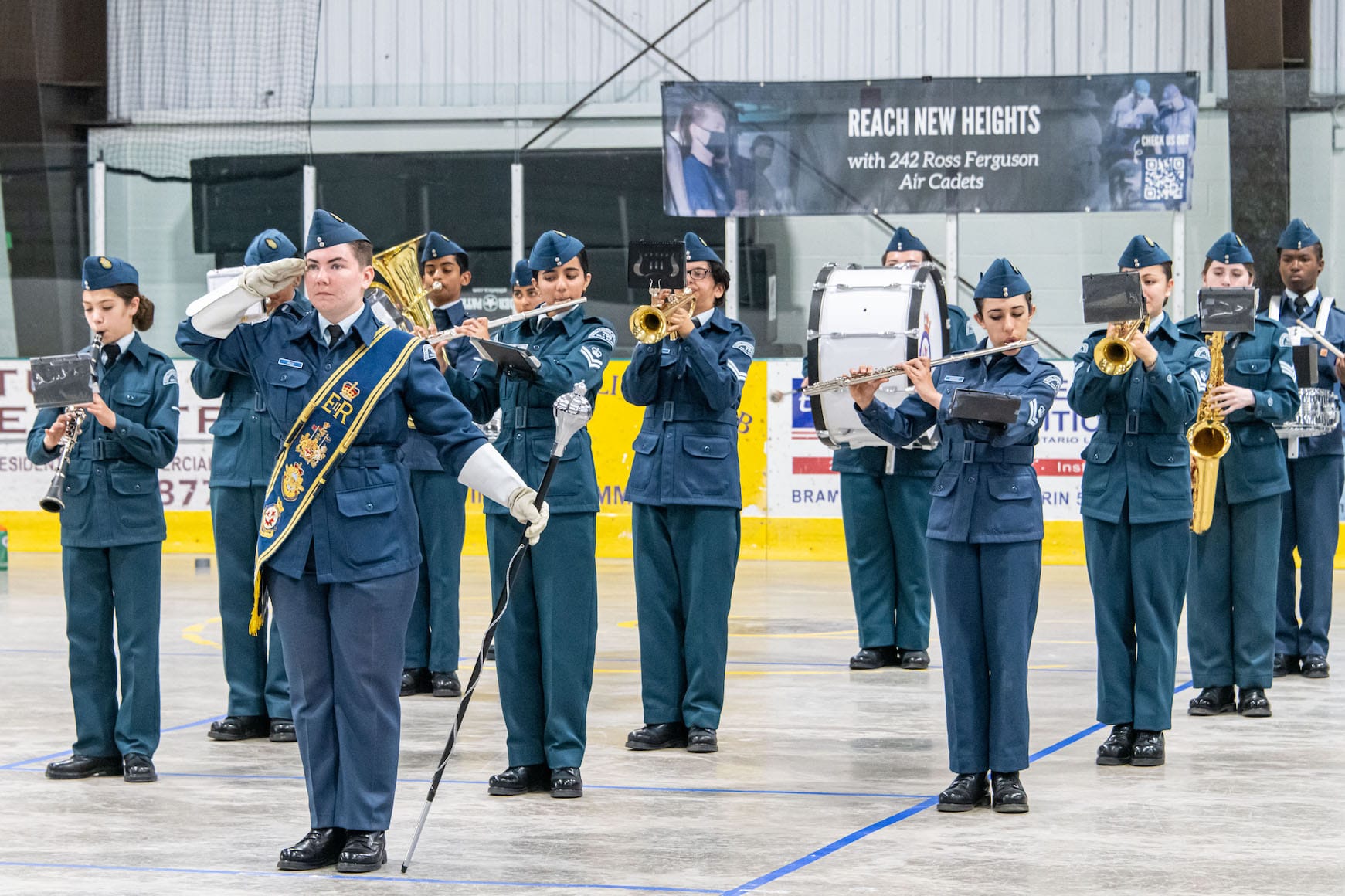 Erin 242 Ross Ferguson Squadron Air Cadets showcase skills