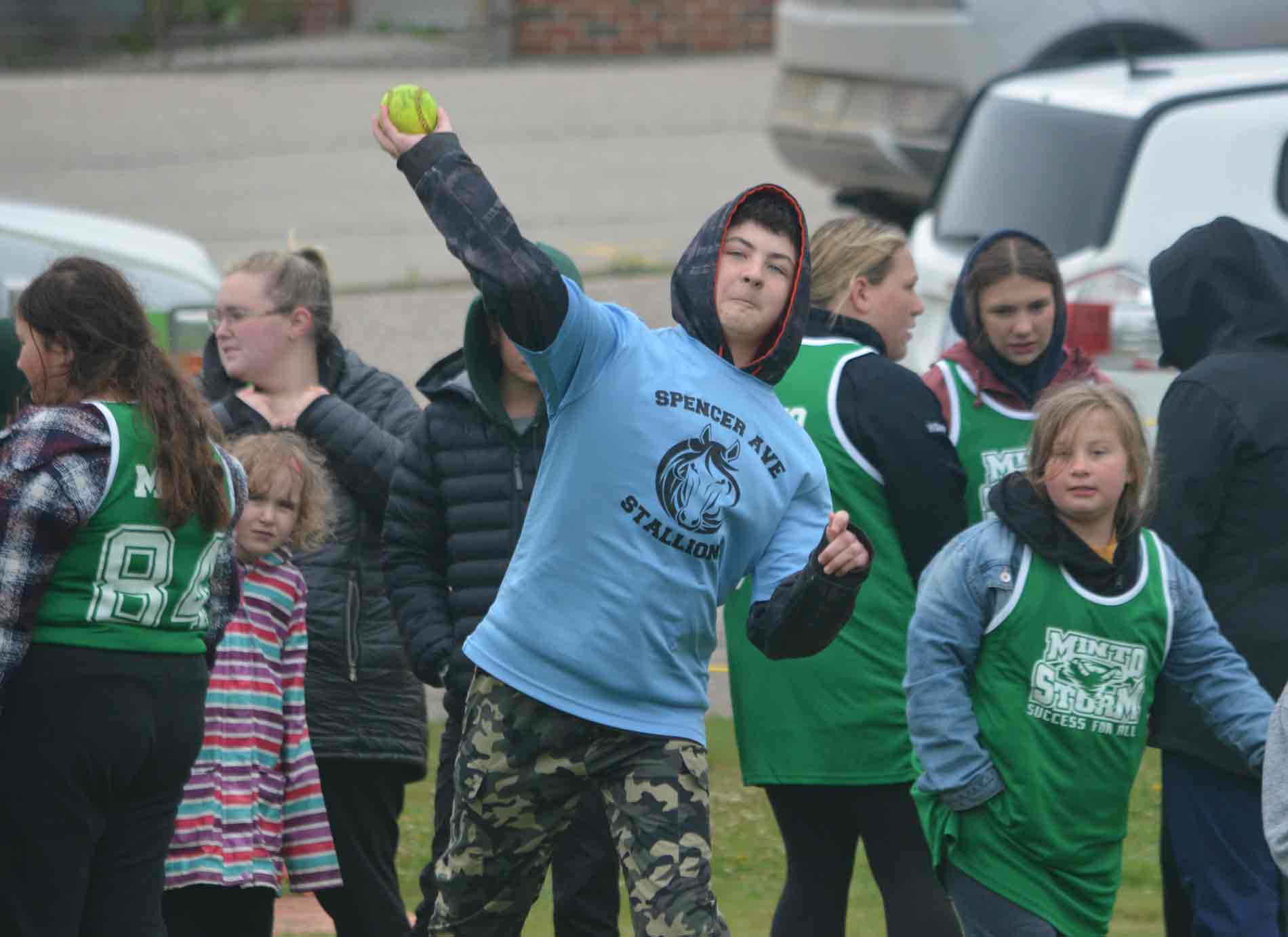 Athletes compete at Special Olympics track and field
