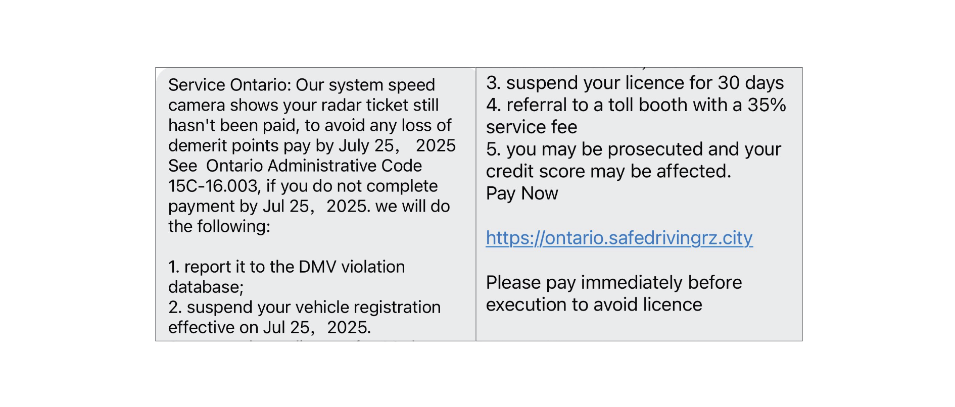 Police, county warn of new speed camera ticket scam