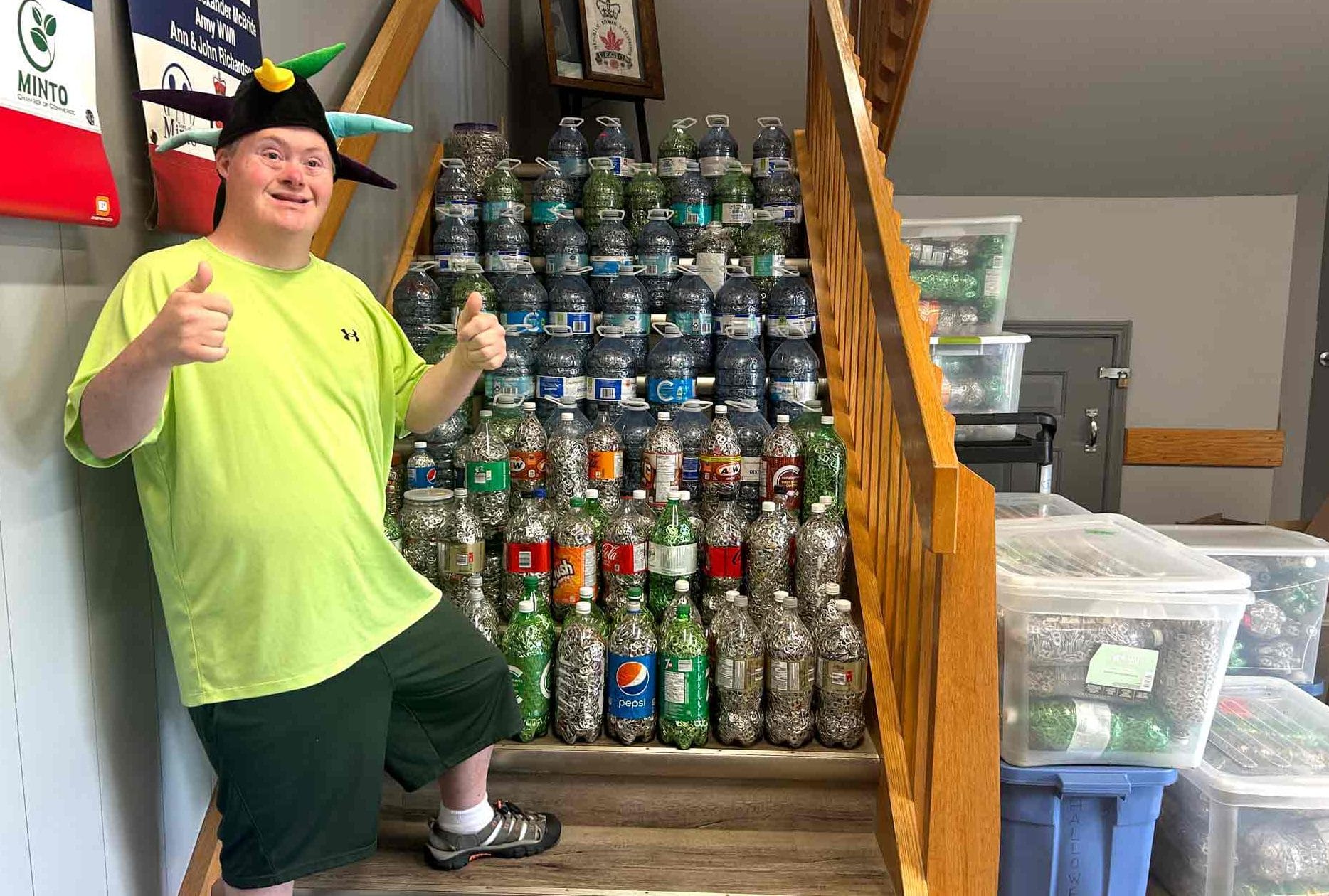 Harriston man has collected, donated about 2.5 million pop tabs since 2017