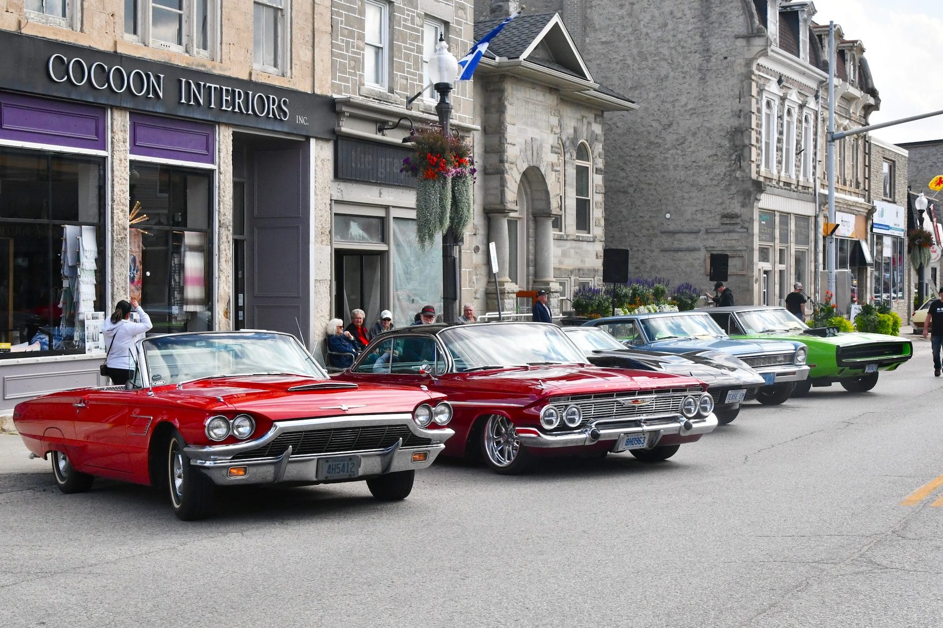 Classics line downtown Fergus for annual car show