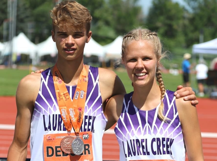 Siblings compete at track and field championships in Calgary