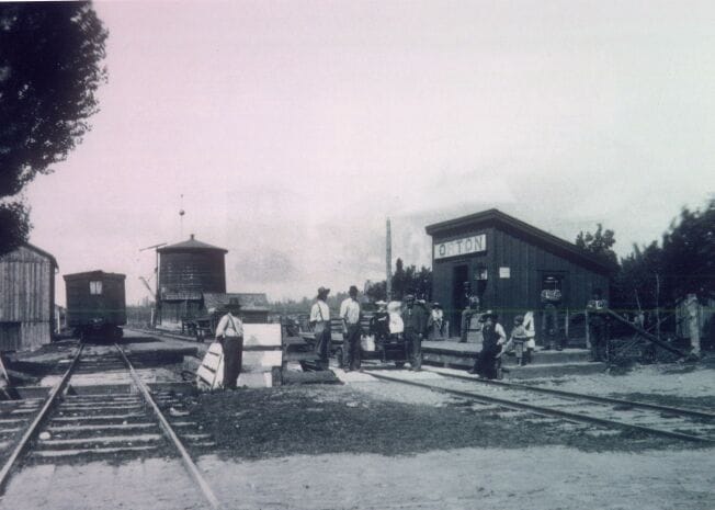 Orton photos show old and new railway stations
