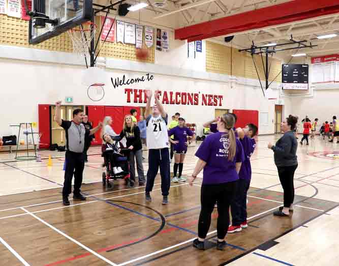 Centre Wellington District High School hosts Special Olympics basketball tournament