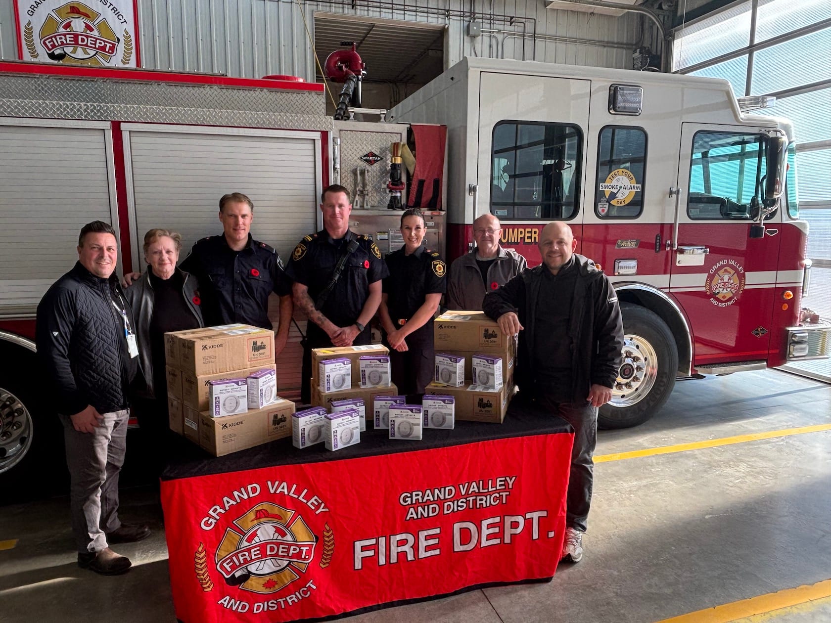 Enbridge, Grand Valley fire department partner on Safe Community Project Zero