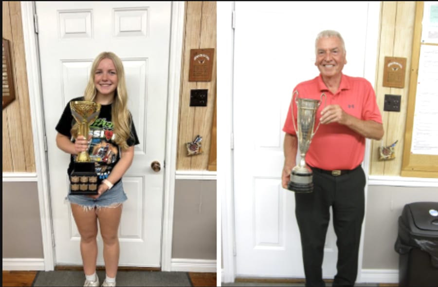 Elora Rocks Lawn Bowling Club awards singles competition winners