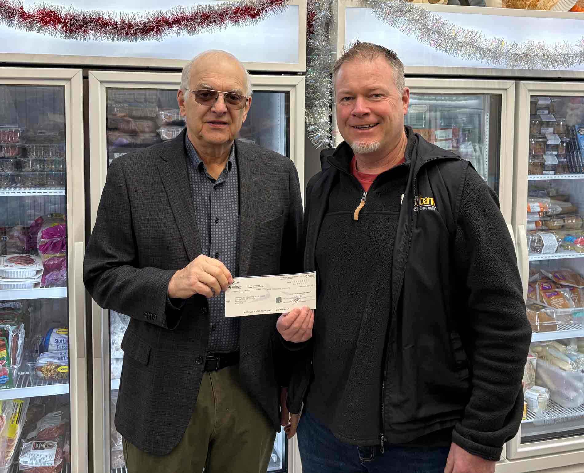 Edge Mutual donates to Centre Wellington Food Bank