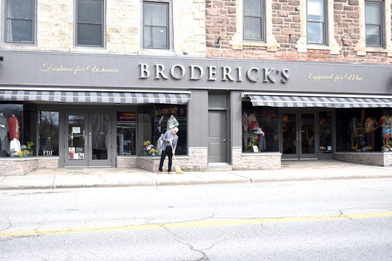 Broderick's Fergus clothier was one of many businesses across Ontario