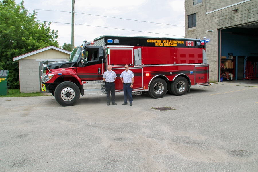 Centre Wellington Fire Rescue adds new tanker to the fleet