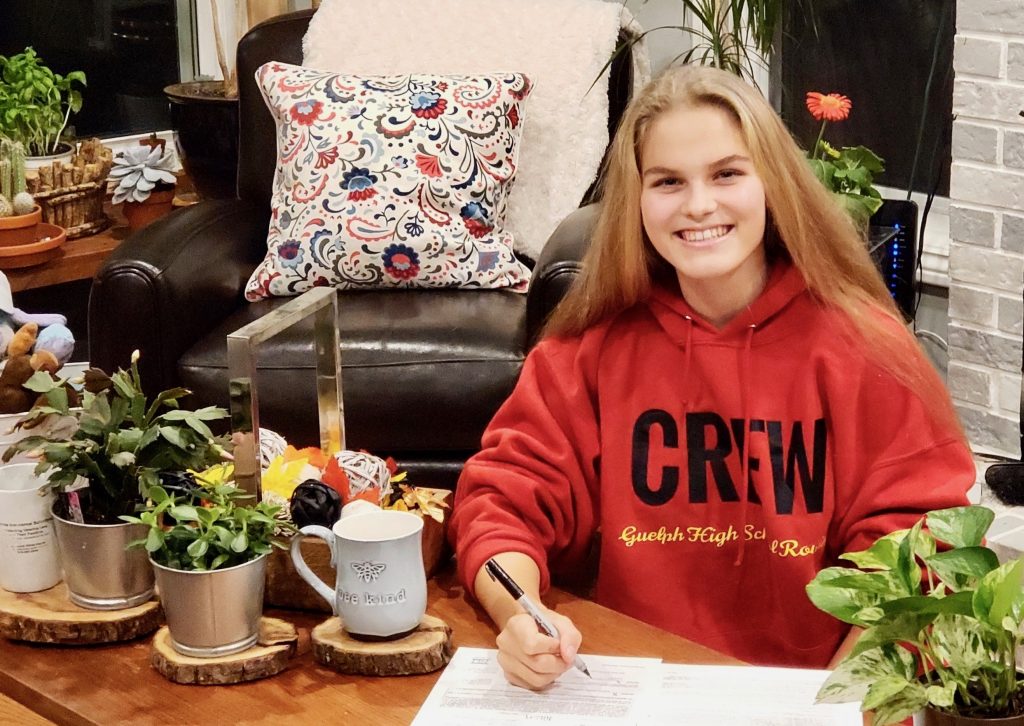 GuelphEramosa teen heading to U.S. for rowing scholarship