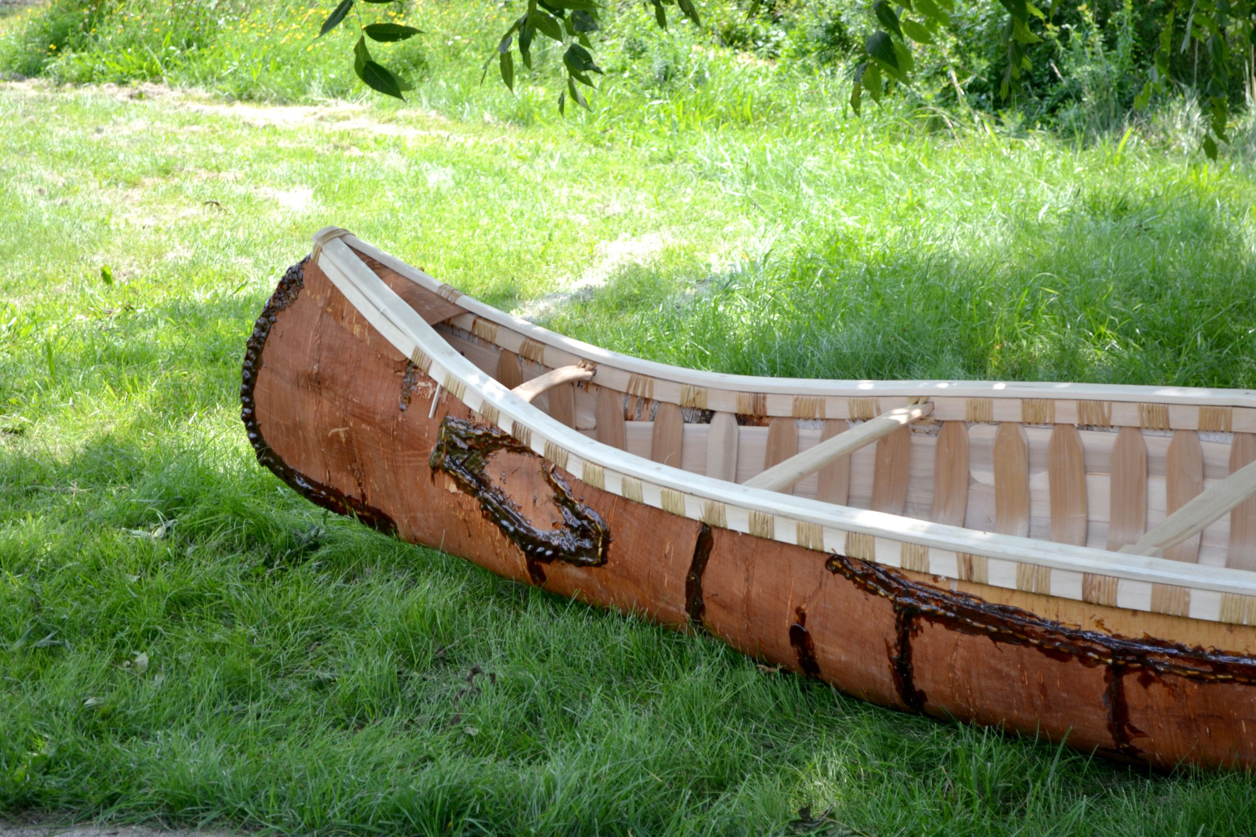 Students from UGDSB learn to build a canoe from scratch