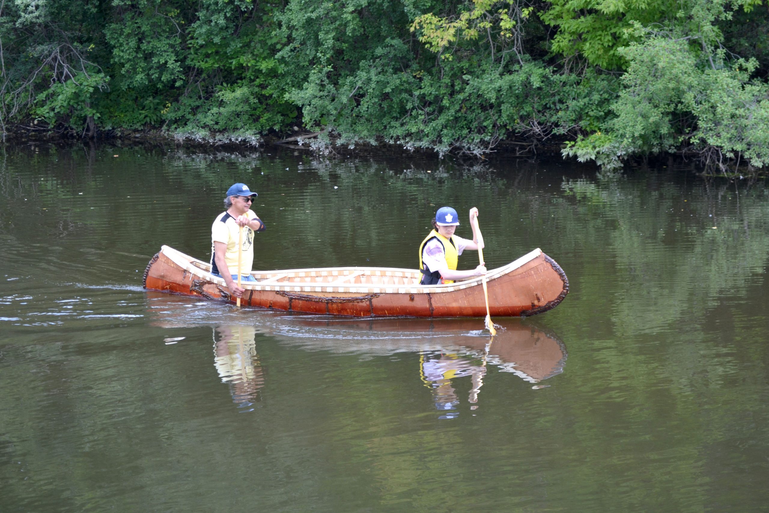 Students from UGDSB learn to build a canoe from scratch