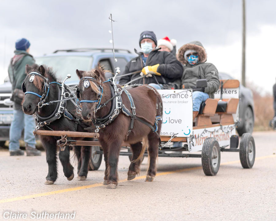 Motors missing but not missed at Holstein Santa parade