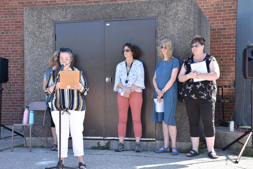 Outdoor classroom dedicated in memory of former Eramosa Public School