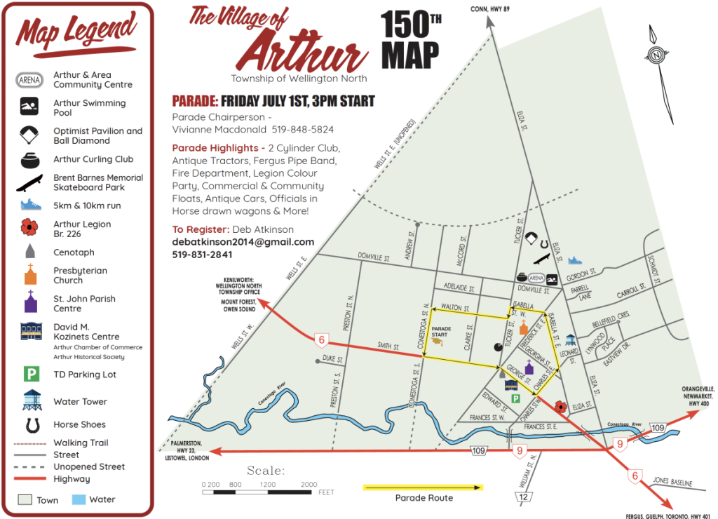 ‘A great celebration’ Arthur 150 parade to include past and present