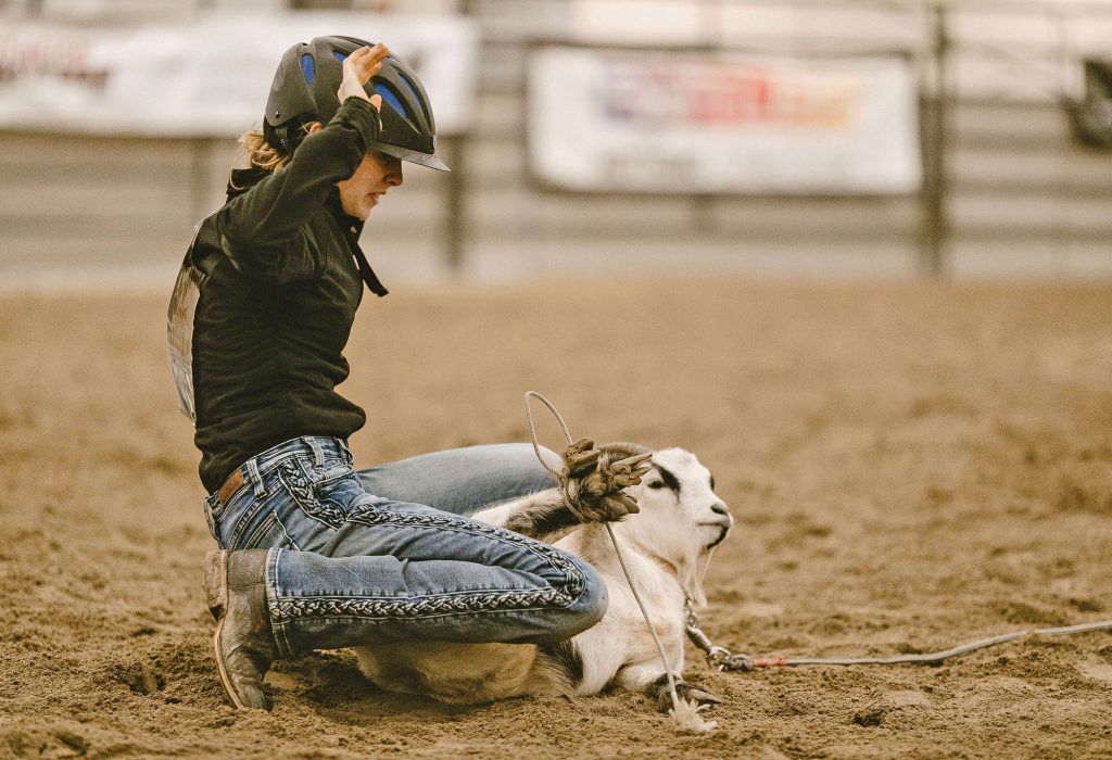 Reallife cowgirl Ontario High School Rodeo Association competitor